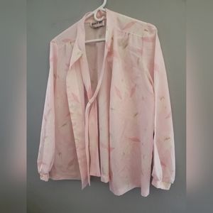Brandon Hall Floral blouse pink sz 18